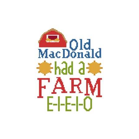 (image for) A Nursery Rhyme - OLD MACDONALD HAD A FARM